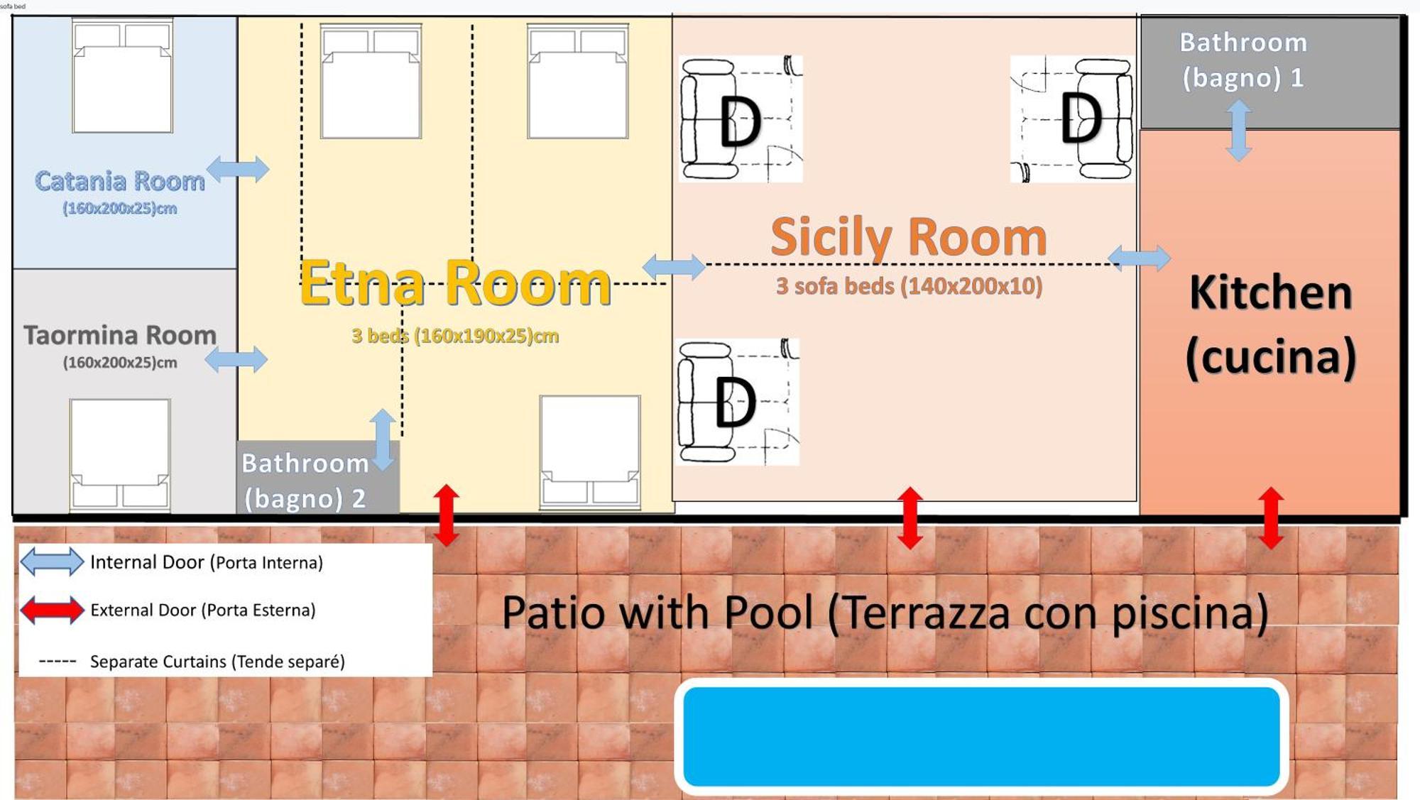 Villa Egle Belpasso, Villa Vacanza Con Piscina Екстер'єр фото